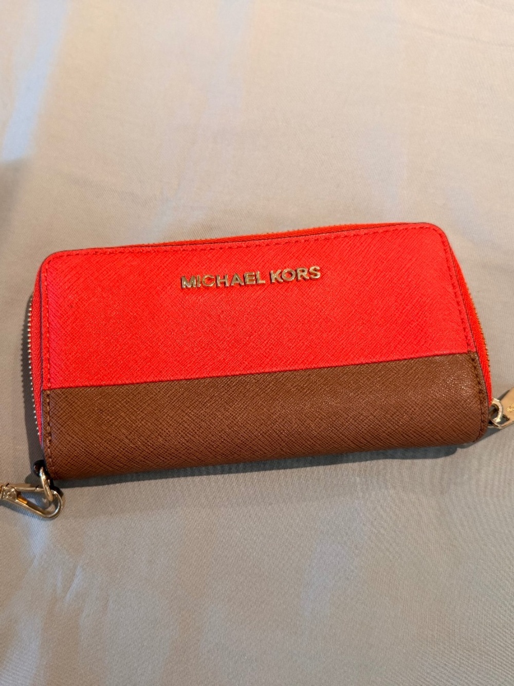 Michael Kors Saffiano Leather wallet clutch